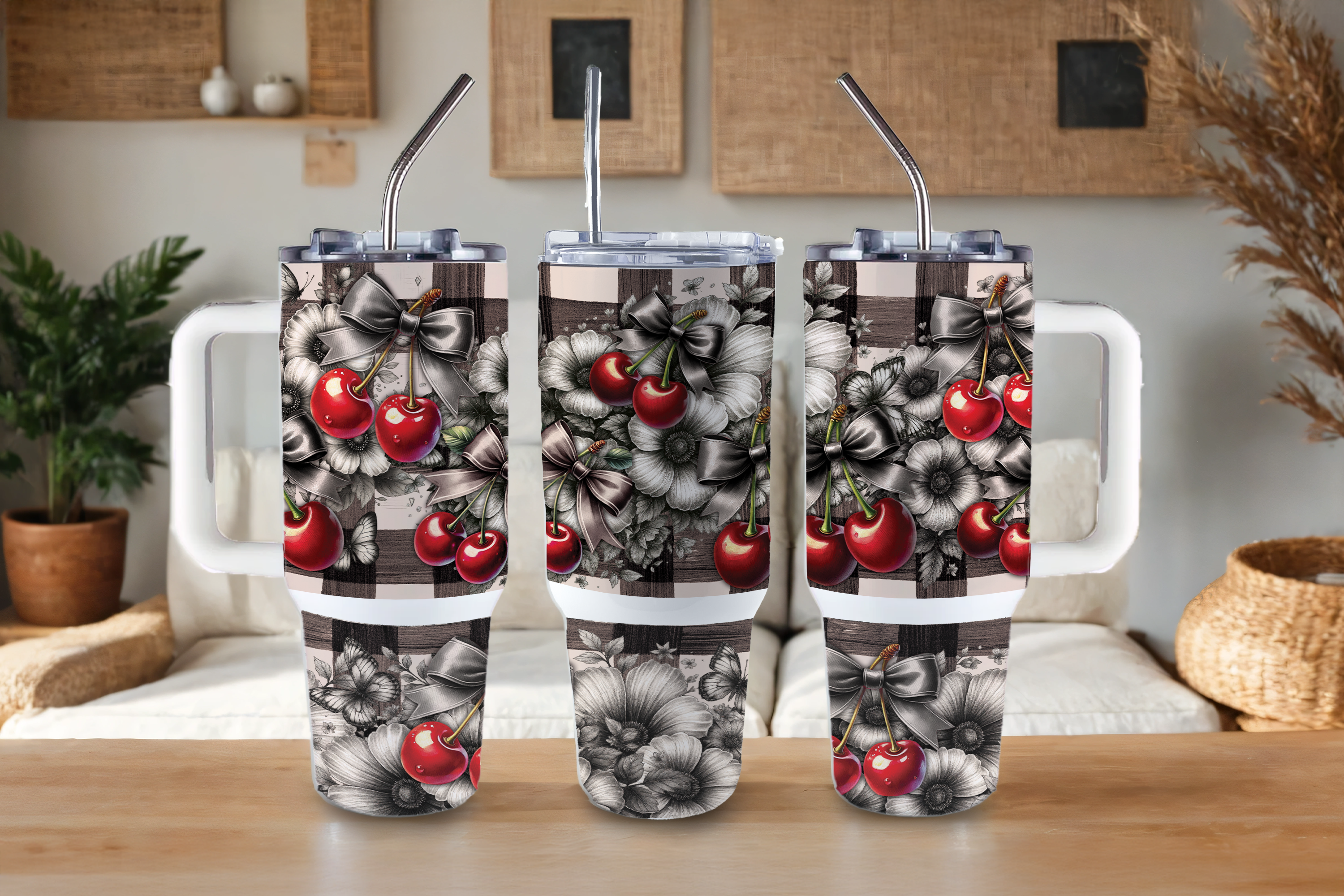 Assorted Ready to Press Sublimation Tumbler Prints (12 Pack) - Spring Bloom