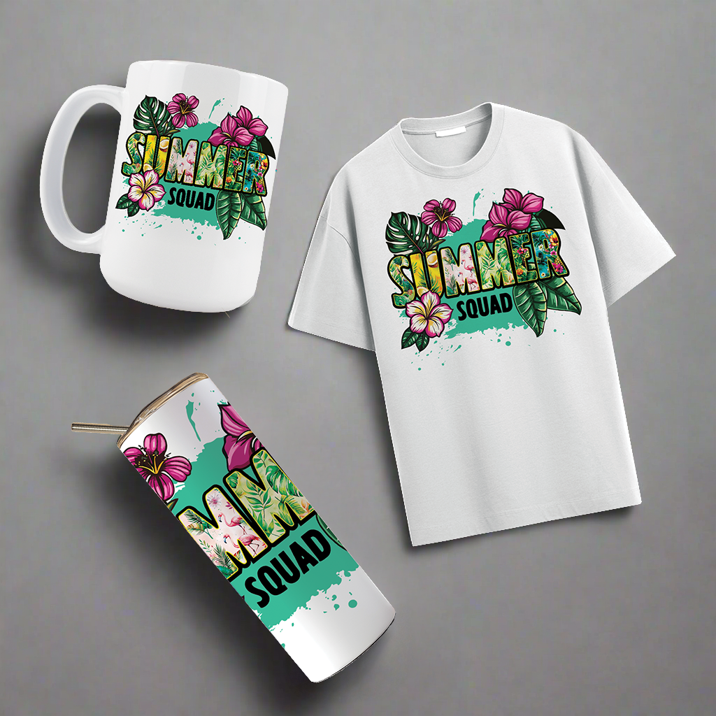 Multi Product Use - Digital Sublimation Designs - Vibrant Beach