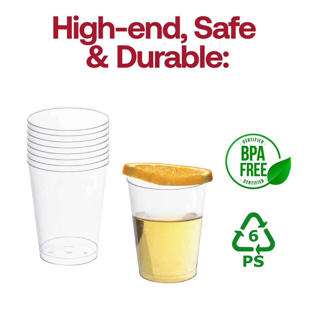 Clear Round Plastic Cups (10 oz. )