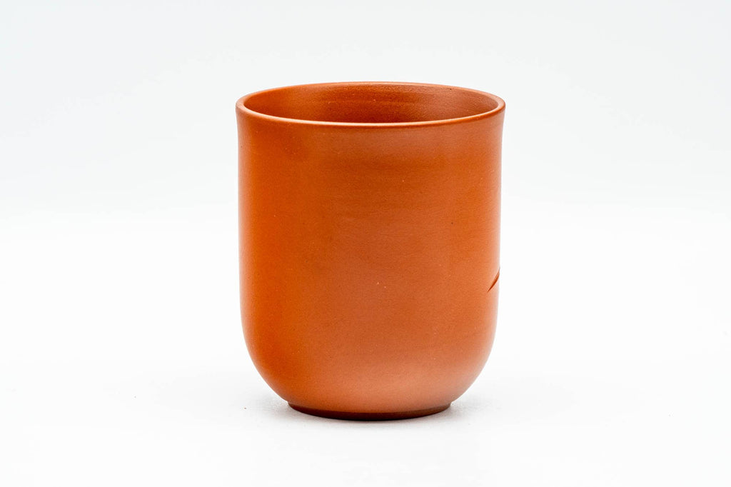 Japanese Teacup - Long Grass Engraved Tokoname-yaki Yunomi - 120ml
