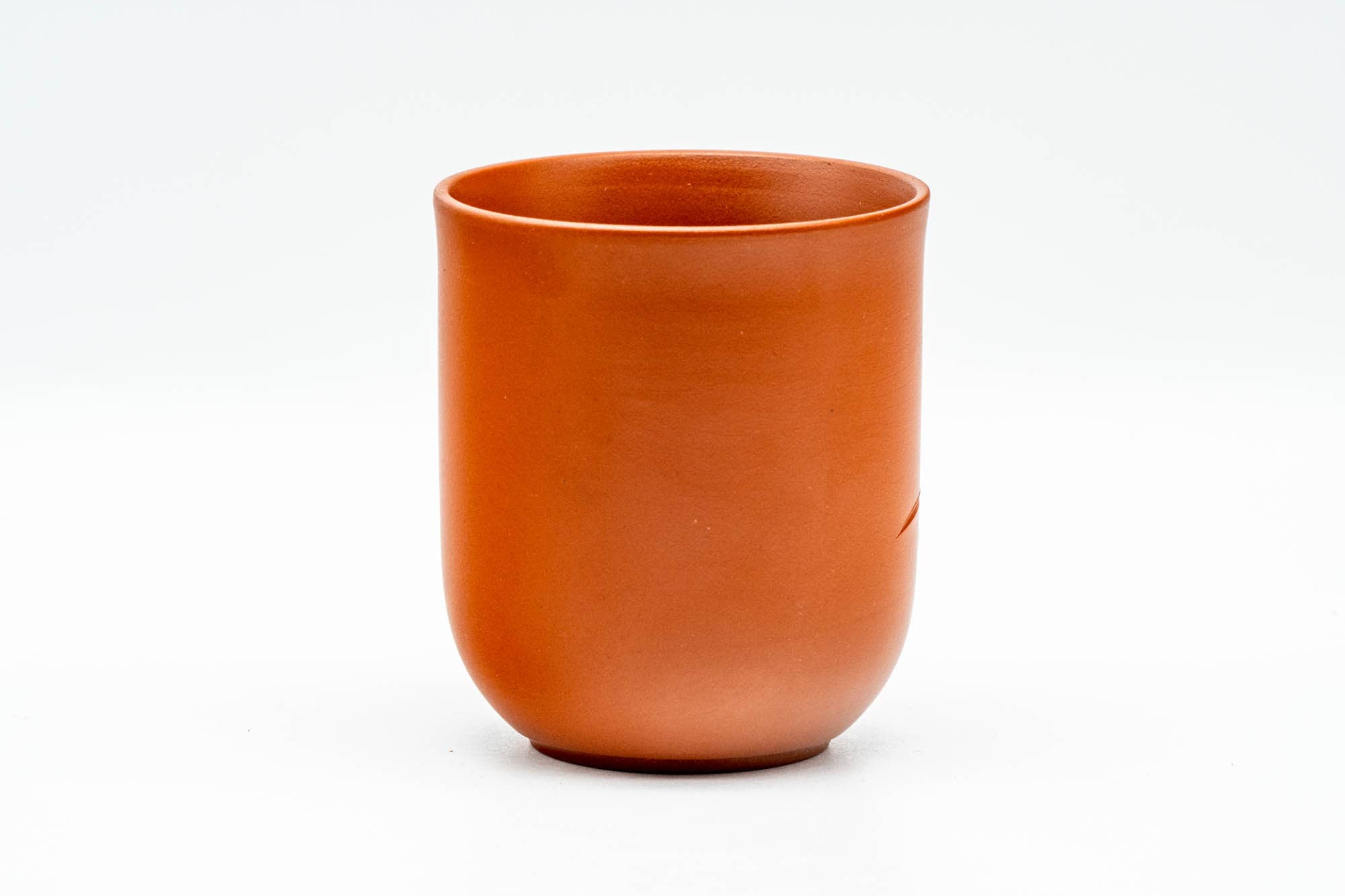 Japanese Teacup - Long Grass Engraved Tokoname-yaki Yunomi - 120ml
