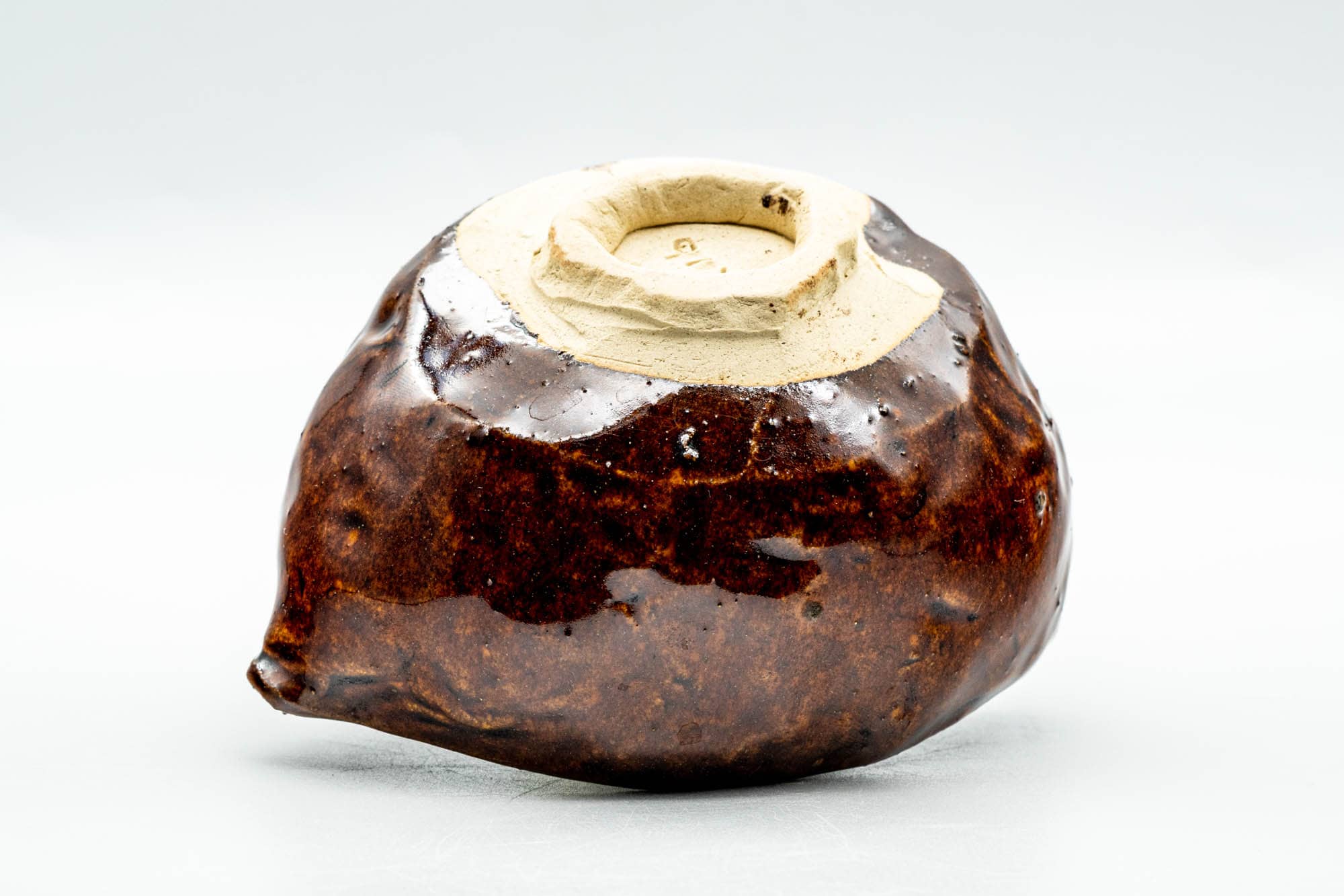Japanese Katakuchi - Burgundy Glazed Wabi-Sabi Water Cooler - 200ml
