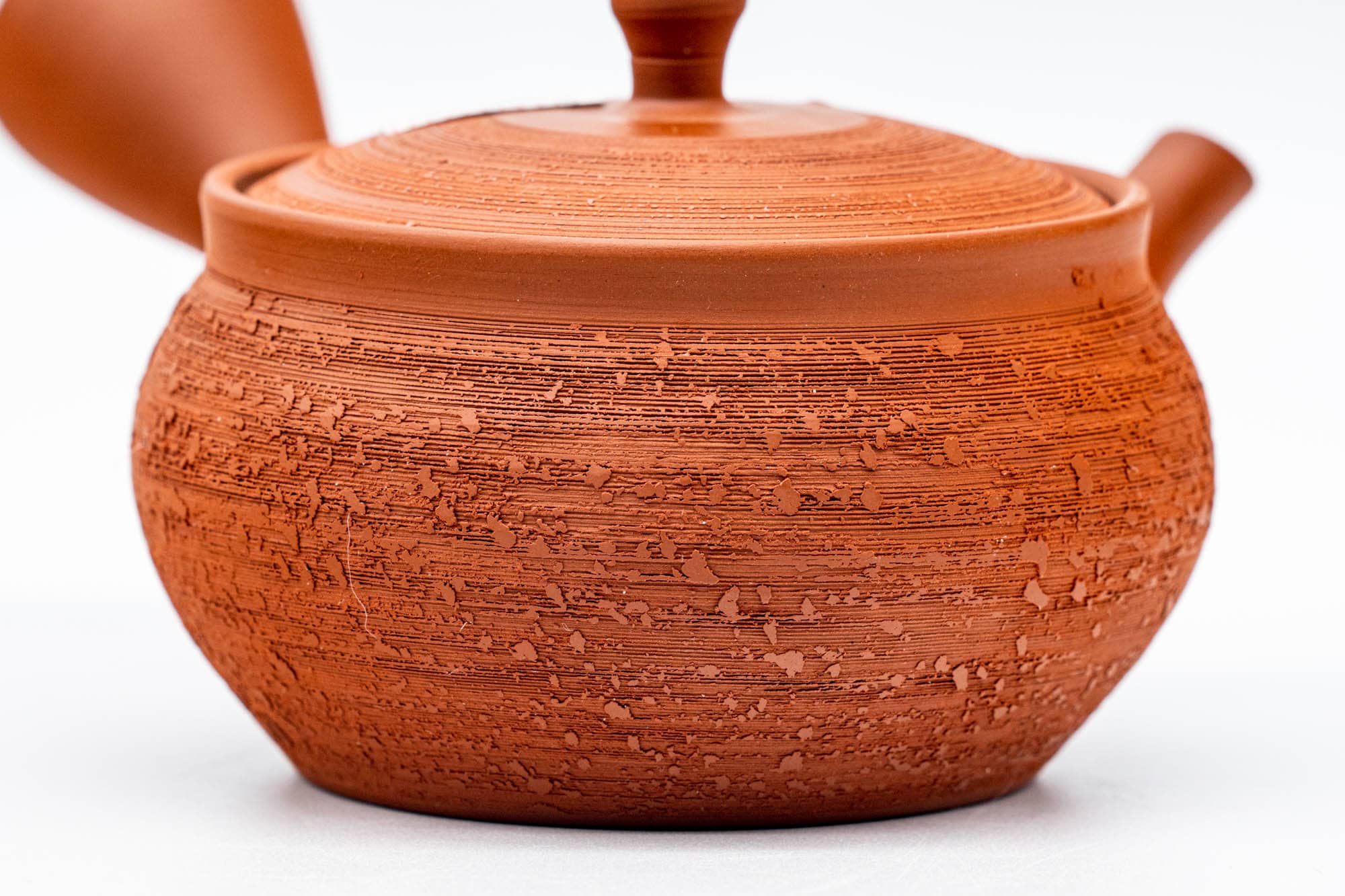 Tiny Pine Bark Tokoname Teapot - 85ml