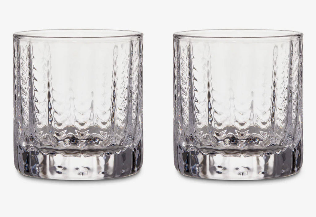 Simon Pearce Greenwich Lowball Glass in a gift box - Set of 2