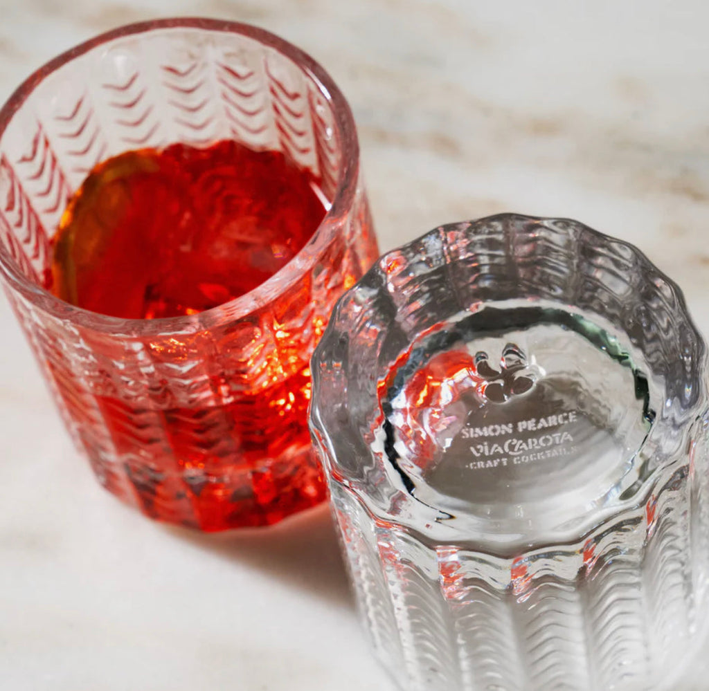 Simon Pearce Greenwich Lowball Glass in a gift box - Set of 2
