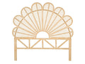 Rattan Petal Headboard,  Natural