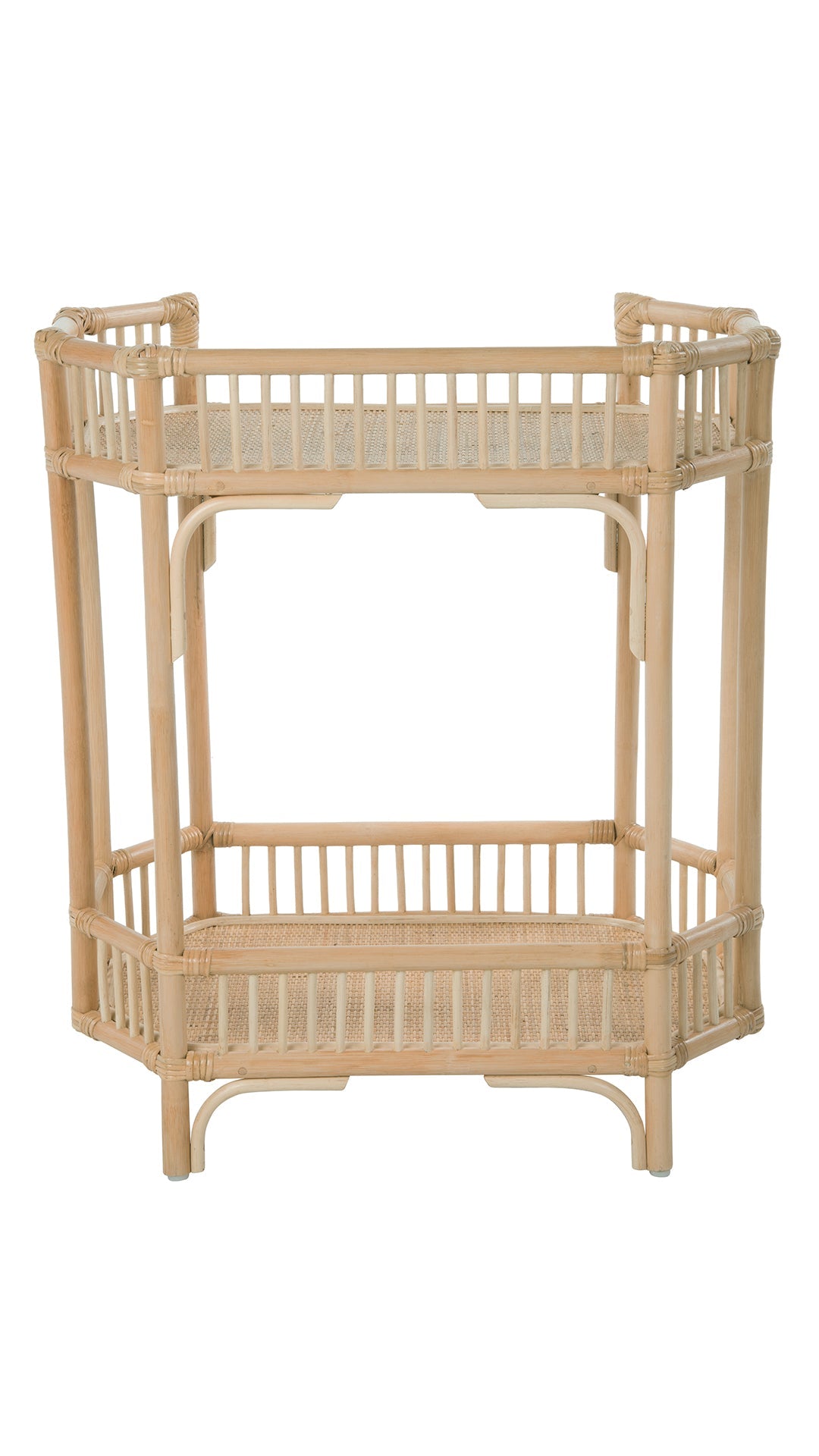 Rattan Manhattan 2-Tier Console Table