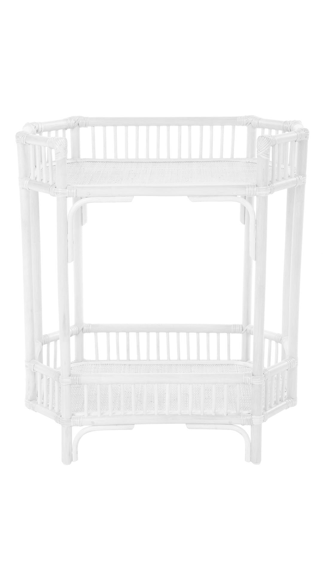Rattan Manhattan 2-Tier Console Table