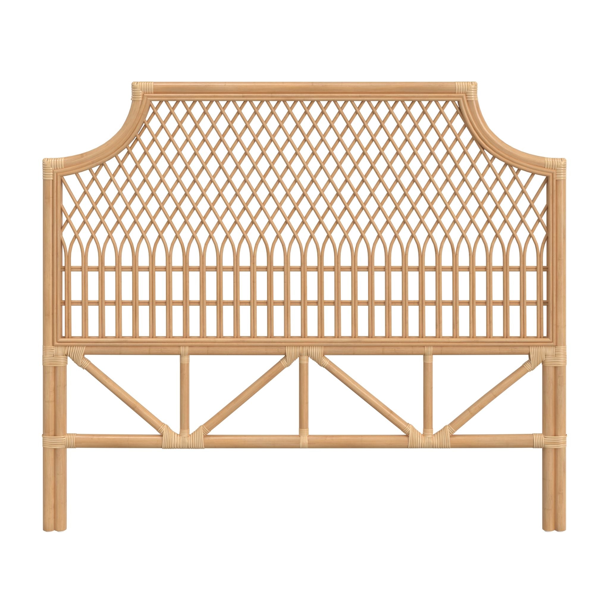 Nias Classic Rattan Headboard , Natural