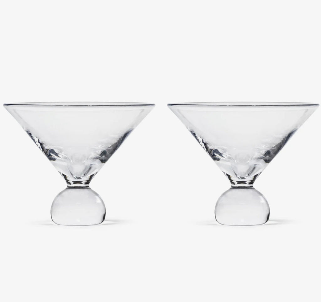 Simon Pearce  Benson Martini Set of 2 in Gift Box
