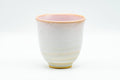 Japanese Teacup - Pink Cerulean Crazed Interior Glaze Yunomi - 115ml