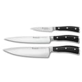 Wusthof Classic Ikon Black Knife Set - 3 Piece