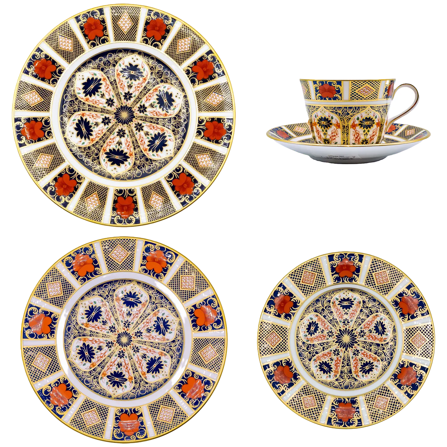 Royal Crown Derby Imari 1128 - 20pc Dinner Set - 2nd Quality