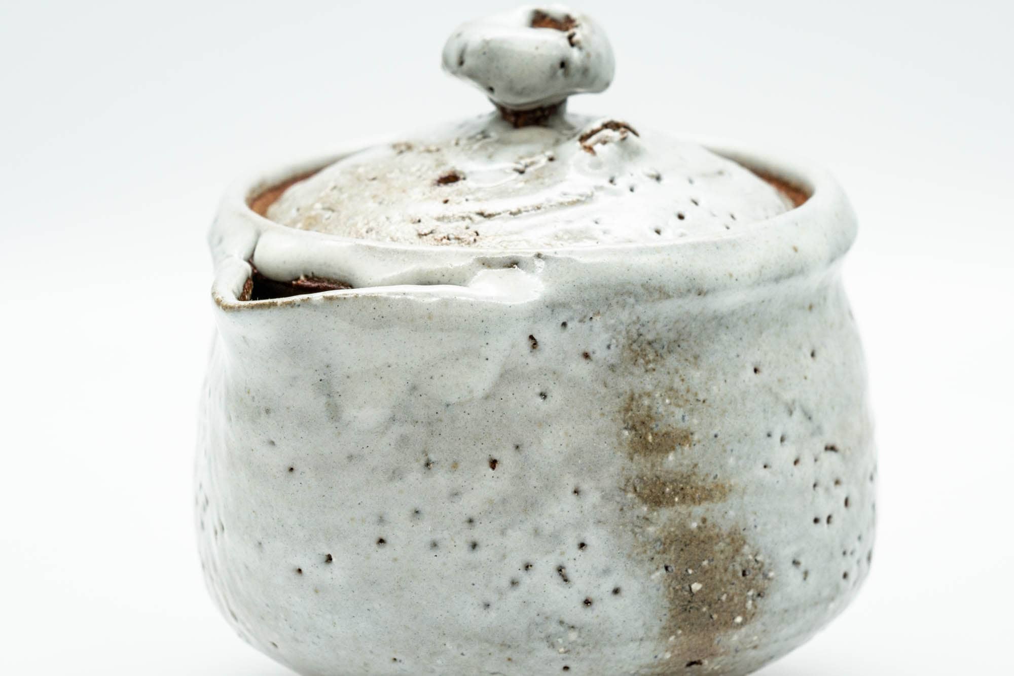 Japanese Houhin - White Shiro Glazed Hagi-yaki Do-ake Teapot - 200ml