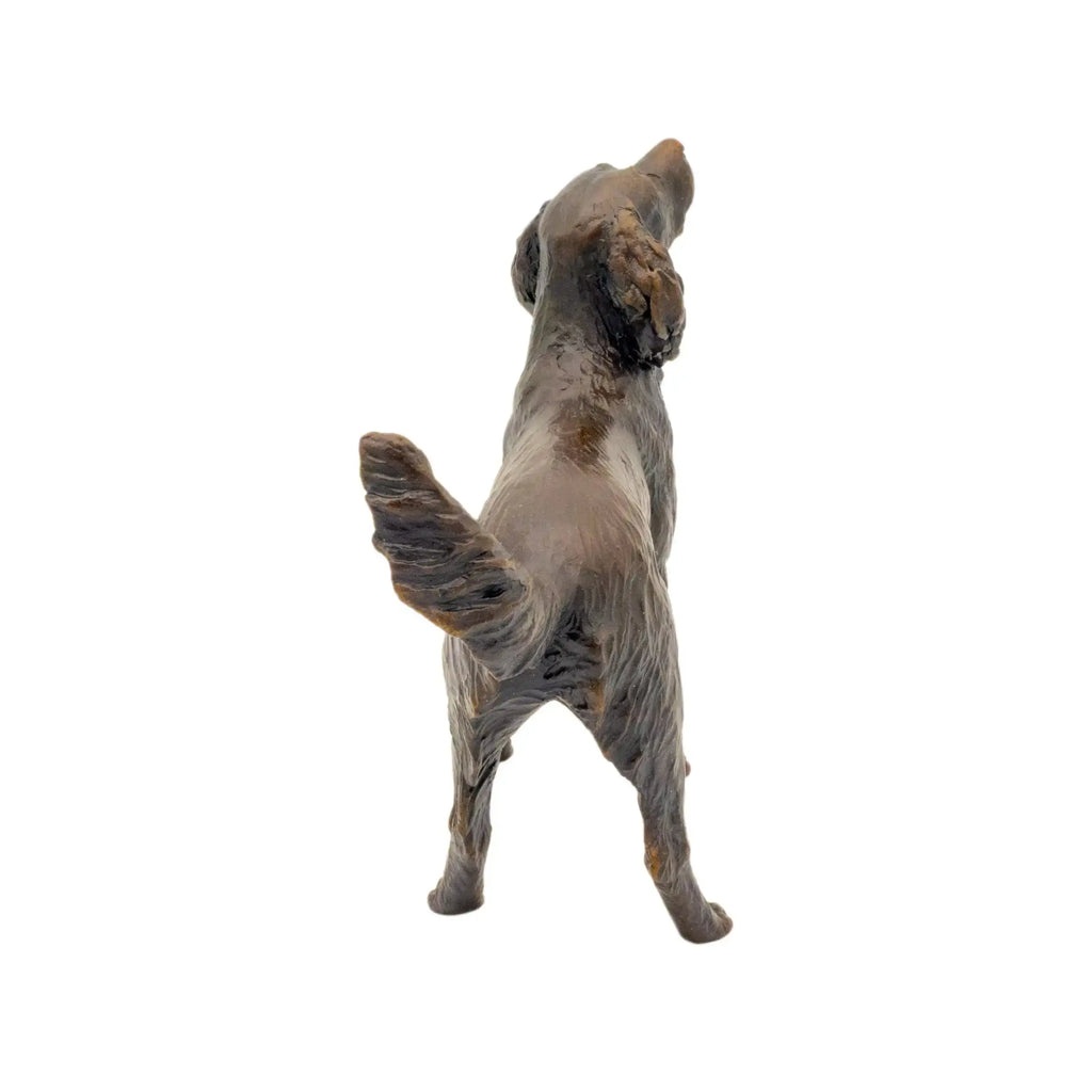 Richard Cooper Bronze Medium Springer Spaniel Figurine Dog Sculpture