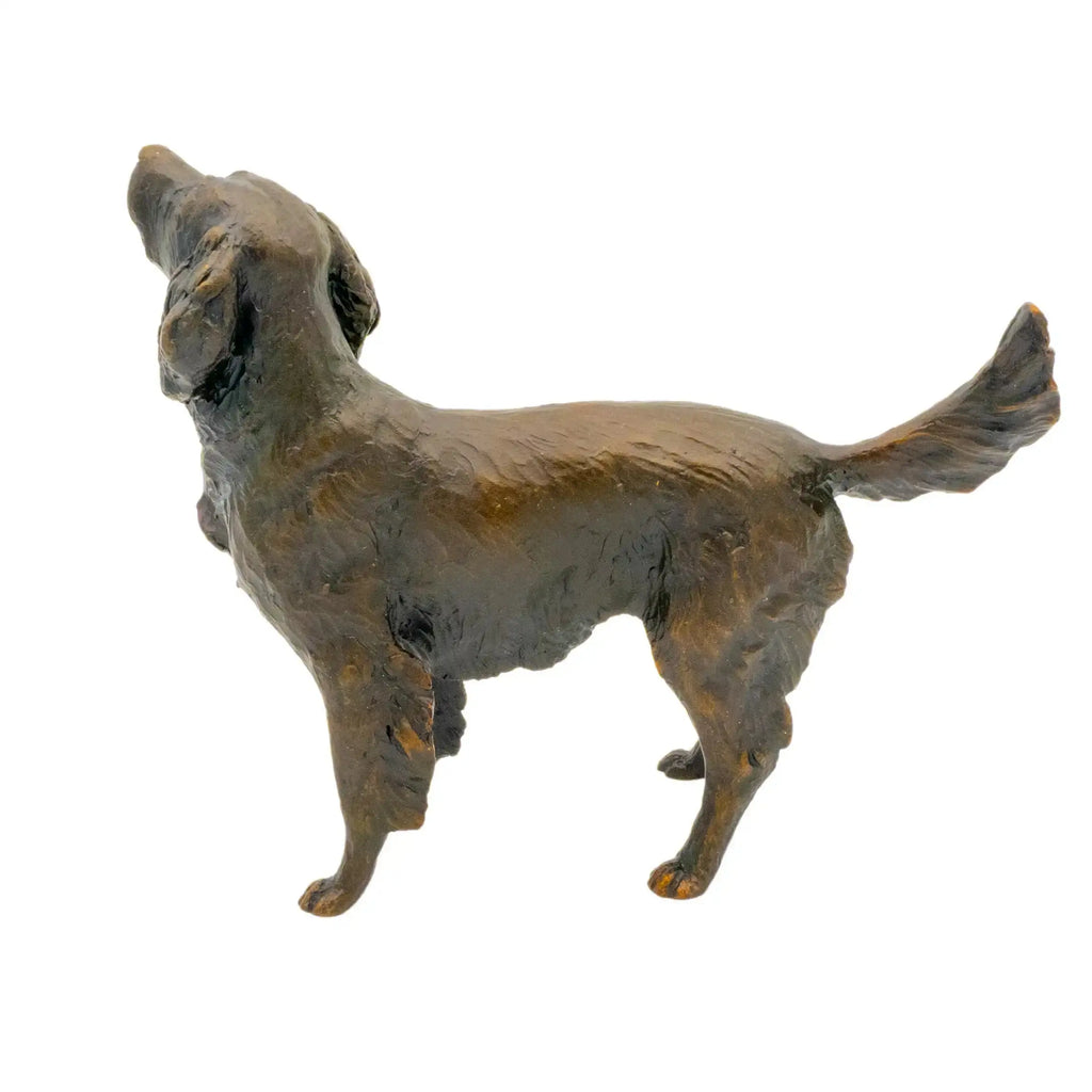 Richard Cooper Bronze Medium Springer Spaniel Figurine Dog Sculpture