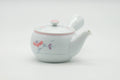 Japanese Kyusu - Floral White Porcelain Arita-yaki Ceramic Filter Teapot - 200ml