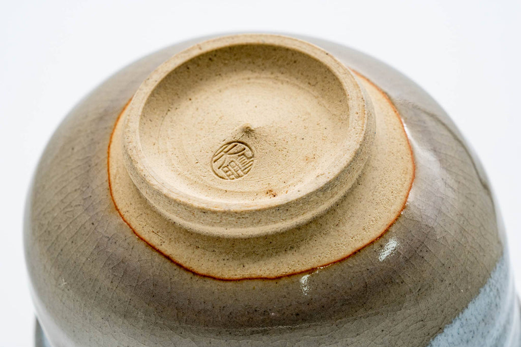 Japanese Katakuchi - Beige White Glazed Hagi-yaki Yuzamashi Water Cooler - 100ml