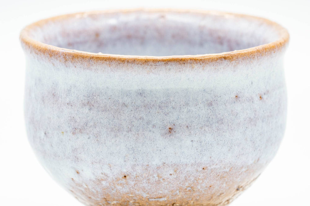 Japanese Teacups - Set of 3 Milky White Glazed Hagi-yaki Yunomi - 125ml