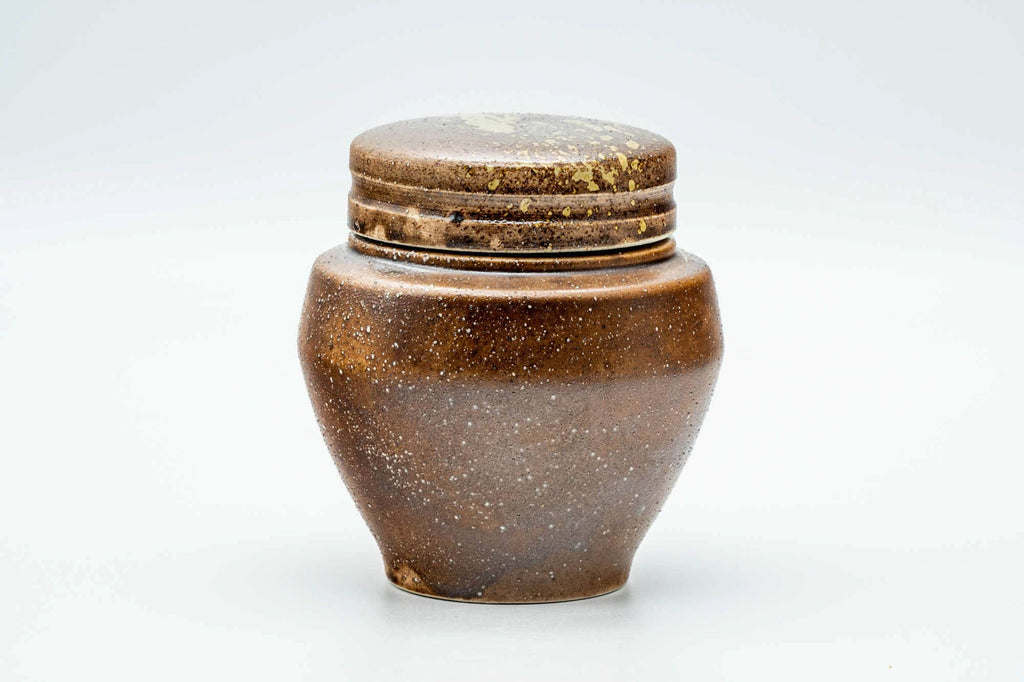 Japanese Chatsubo - 茶壺 Ash Glazed Shigaraki-yaki Tea Canister - 200ml