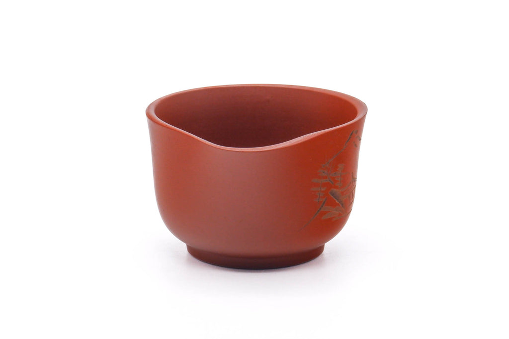 Japanese Katakuchi - Mountainous Red Shudei Tokoname-yaki Water Cooler - 120ml