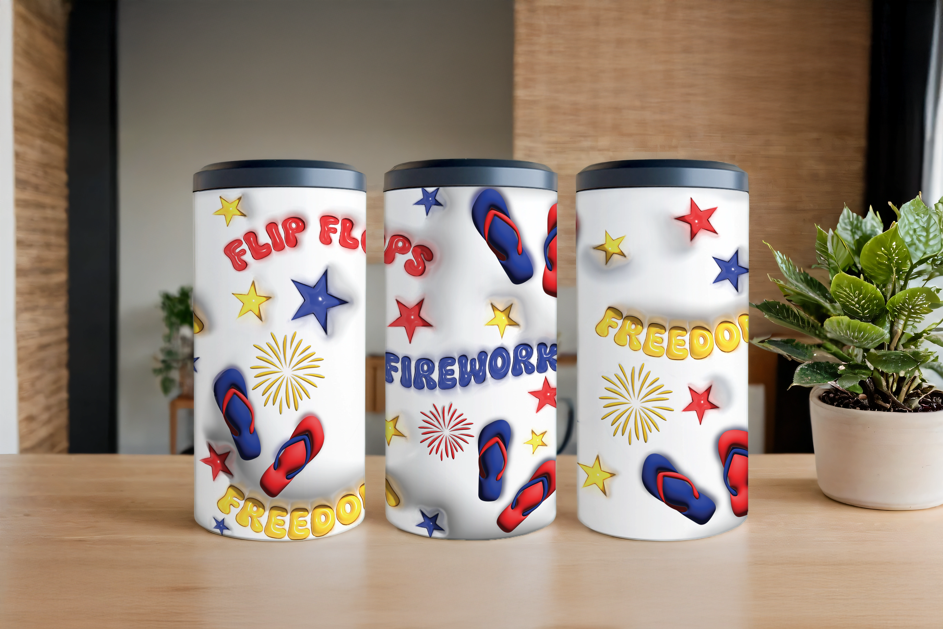 Assorted Ready to Press Sublimation Tumbler Prints (14 Pack) - Fourth of July