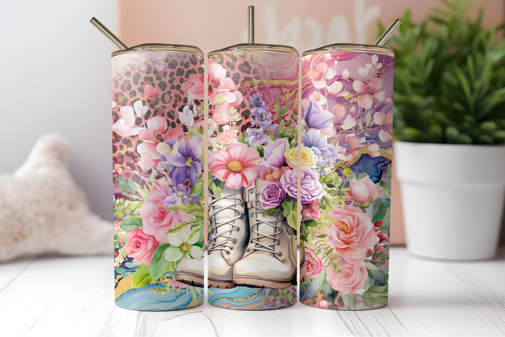 Digital Sublimation Designs - Spring Bloom Collection Tumbler Wraps