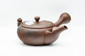 Japanese Kyusu - Brown Textured Atypical Airflow Mould-made Tokoname-yaki Teapot - 300ml