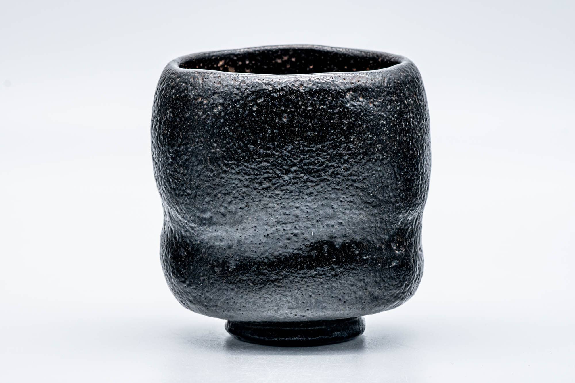 Japanese Matcha Bowl - 桂窯 Katsura Kiln - Su-in Kuro-Raku Winter Chawan - 250ml