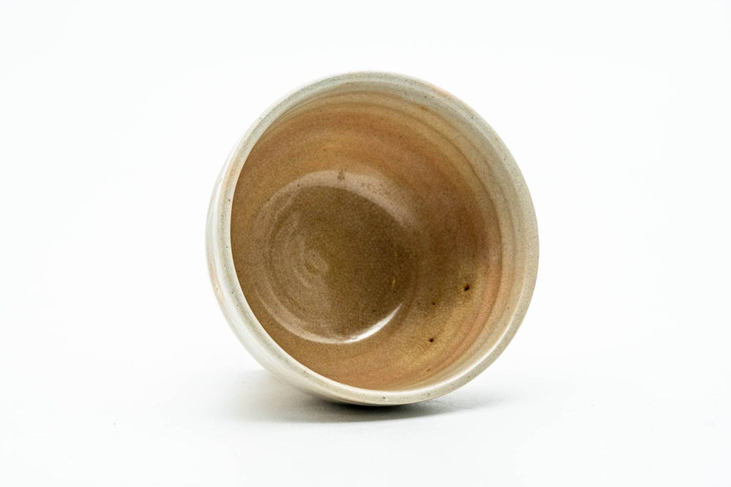Japanese Teacup - Beige Gohonte Weathered Hagi-yaki Yunomi - 150ml