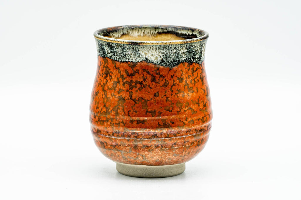 Japanese Teacup - Red Speckled Hare's Fur Glazed Yunomi - 160ml