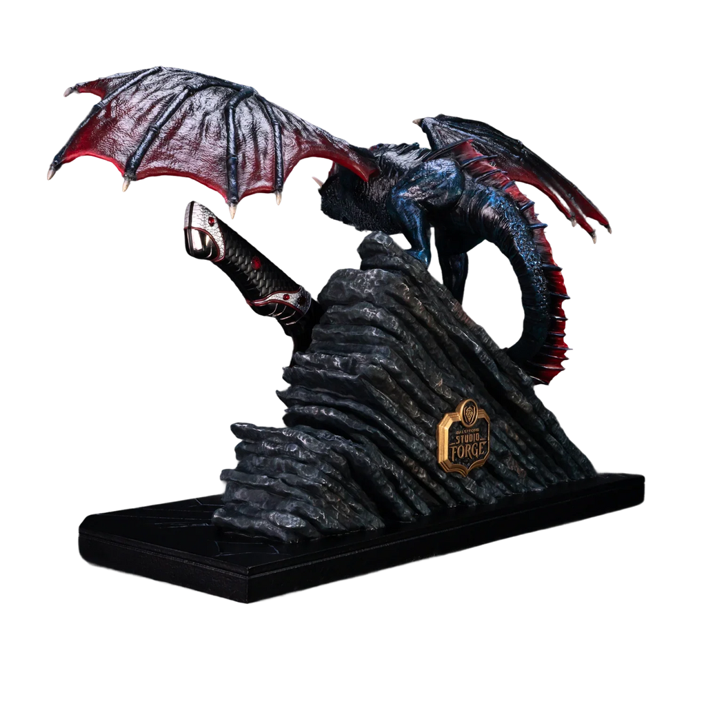 Game of Thrones™ x StudioForge™ | Drogon's Fury™ | 8.5” Collector’s Chef Knife & Sculpted Display Stand