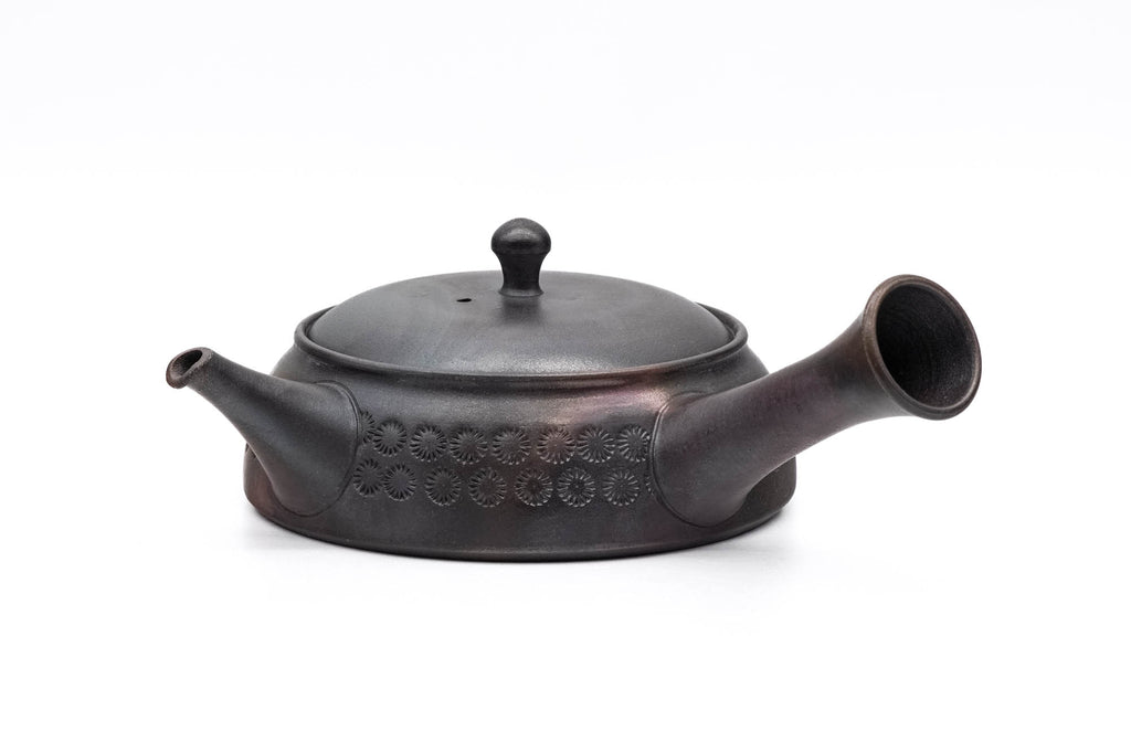 Floral Mishima Yohen Tokoname Teapot - 290ml