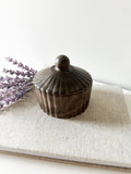 NEW!!! Fluted Pinch Bowl with Lid