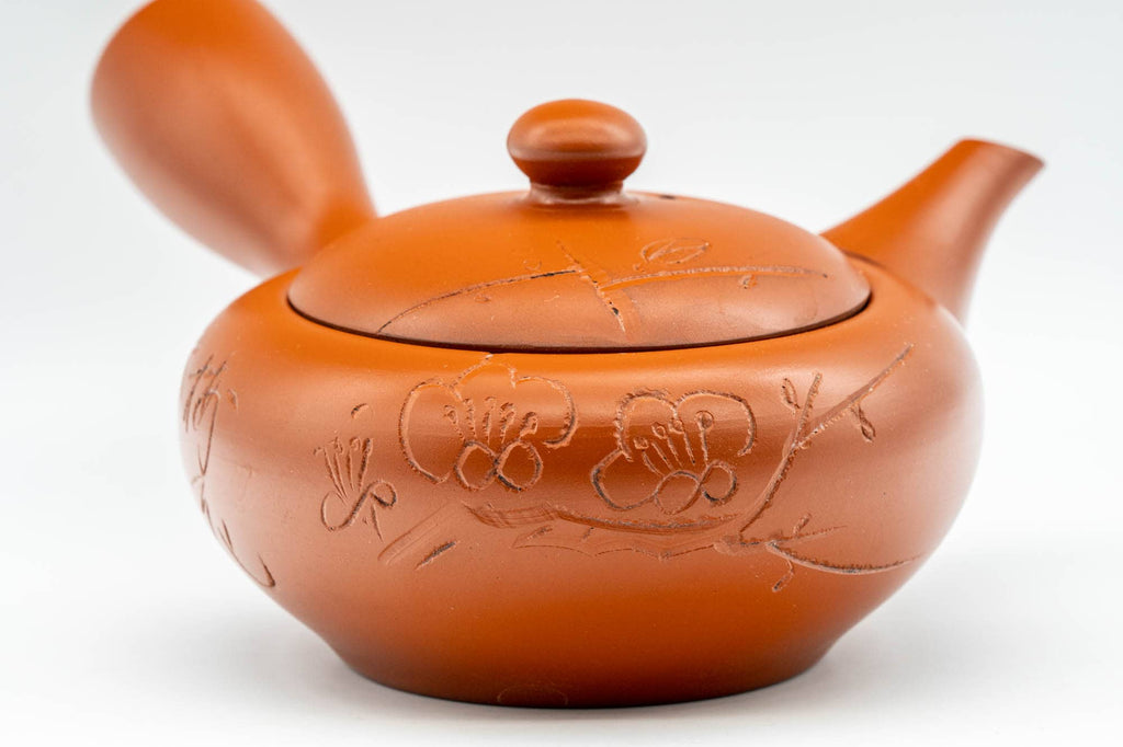 Japanese Kyusu - Myozan Tsuzuki - Tokoname-yaki Debeso Teapot - 220ml