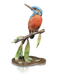 Richard Cooper Bronze Birds Collection Kingfisher with Willow