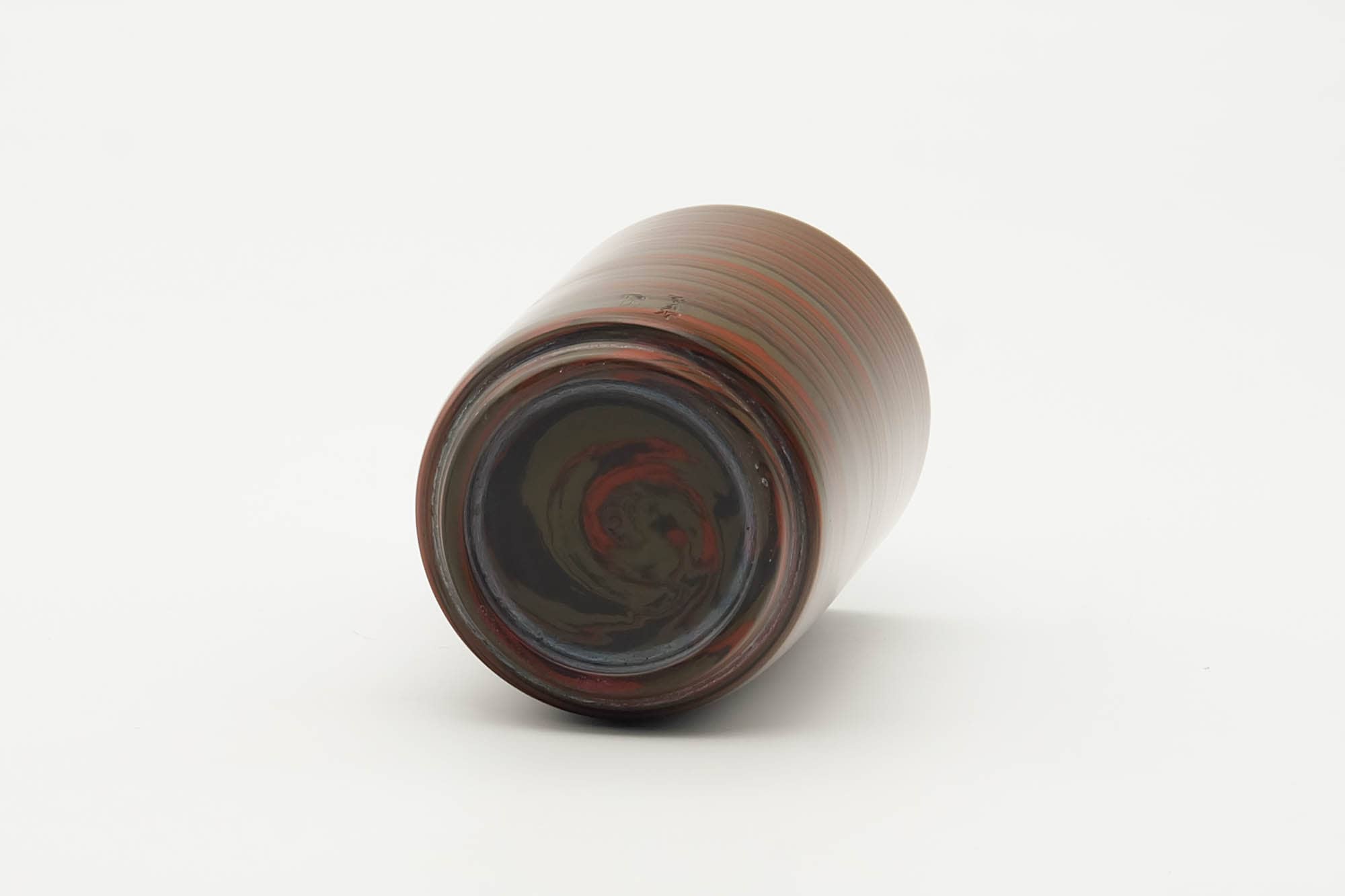 Japanese Teacup - Green Marbled Nerikomi Tokoname-yaki Yunomi - 150ml