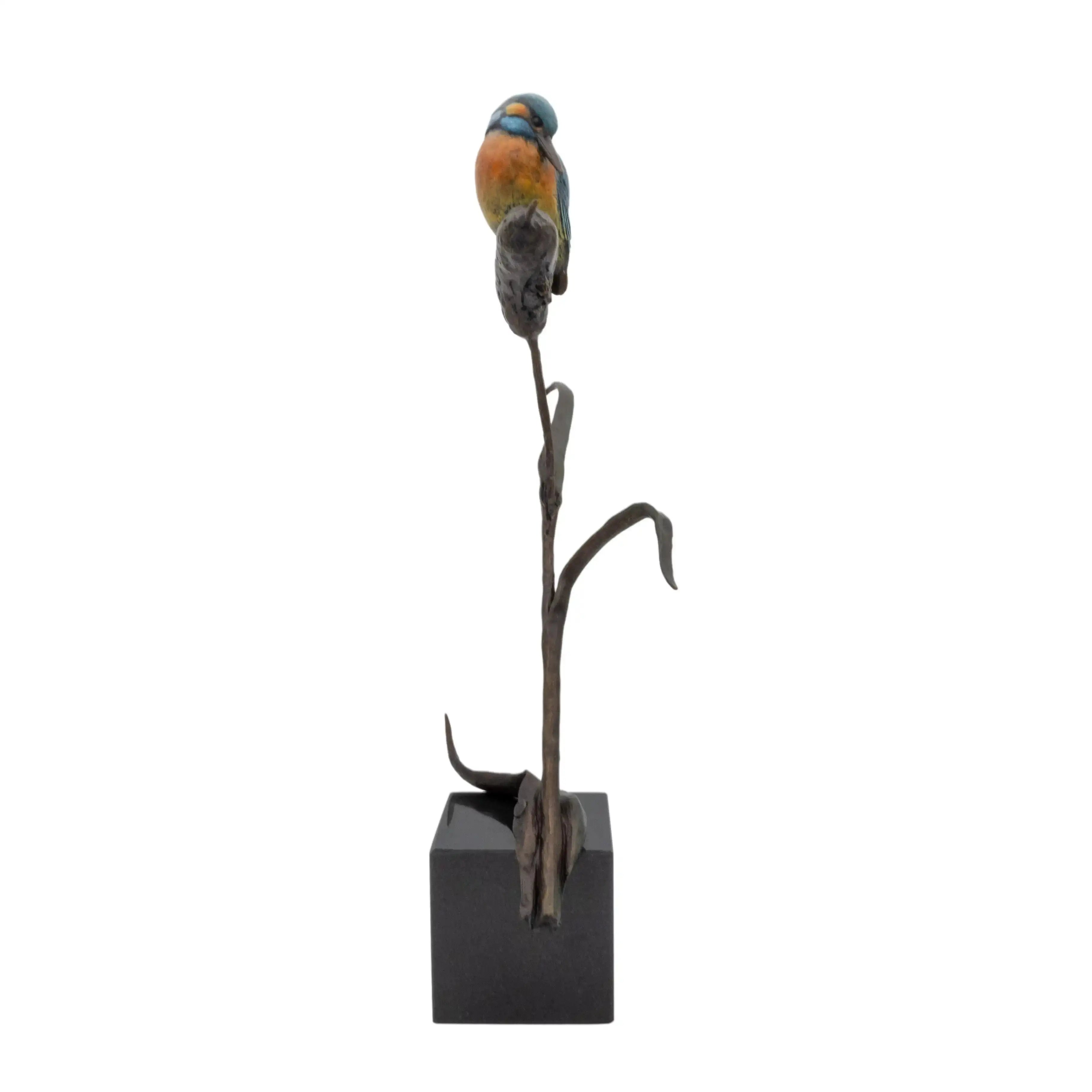 Richard Cooper Bronze Hand Painted Kingfisher Figurine