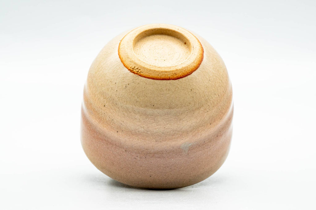 Japanese Teacup - Pink Spiraling Hagi-yaki Yunomi - 120ml