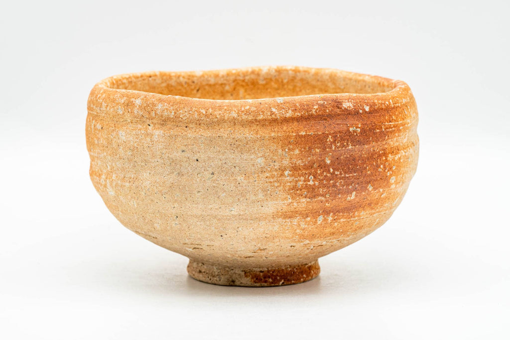 Japanese Matcha Bowl - Orange Clay Shigaraki-yaki Wabi-Sabi Chawan - 300ml