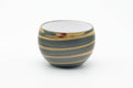 Japanese Teacup - Green Yellow Nerikomi Tokoname-yaki White Inner-Glazed Yunomi - 100ml