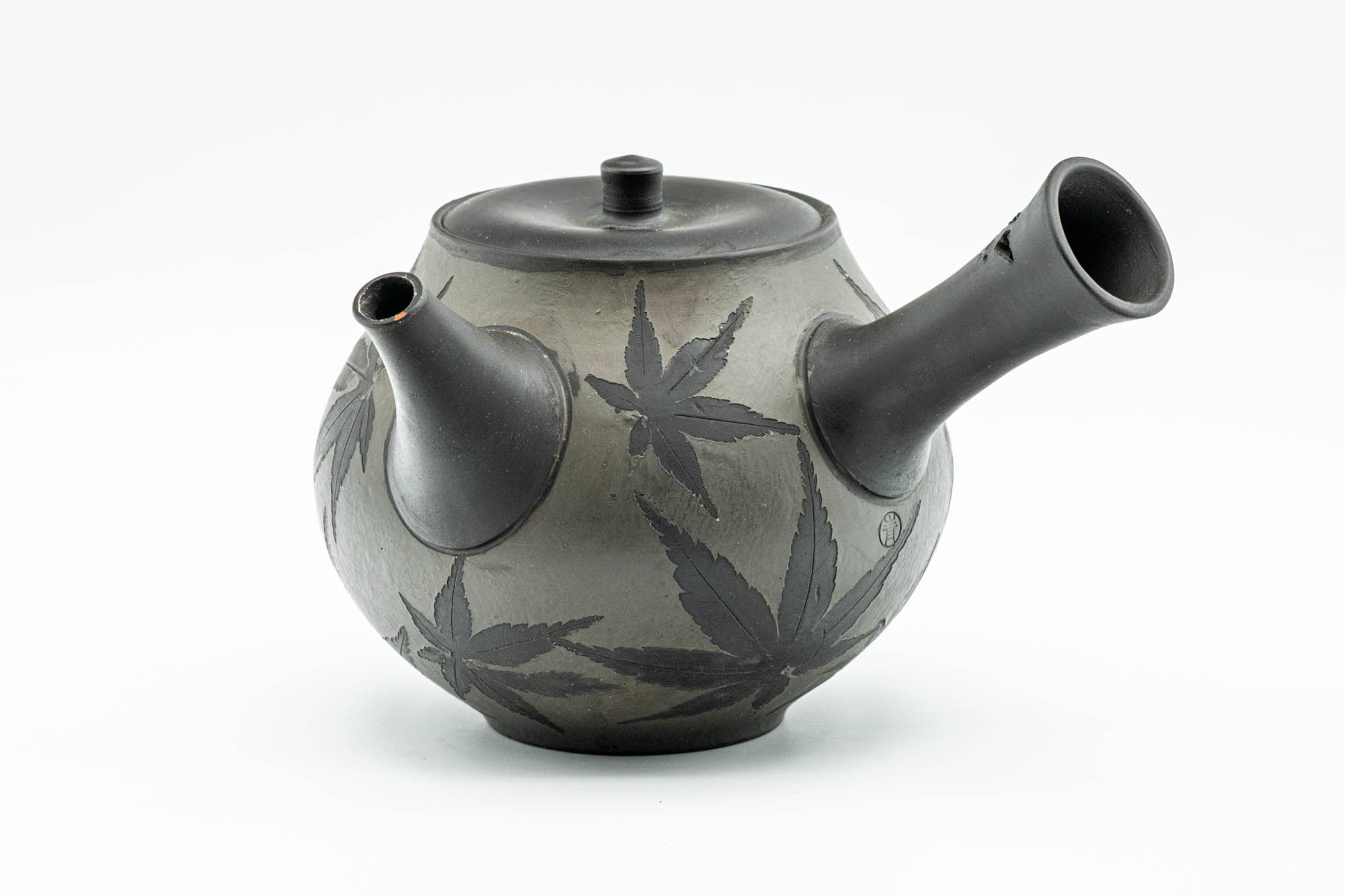 Japanese Kyusu - 陶房青峰 Tobo Aomine - Momiji Kokudei Tokoname-yaki Debeso Teapot - 300ml