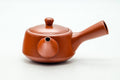 Japanese Kyusu - Smooth Red Shudei Tokoname-yaki Ceramic Filter Teapot - 300ml