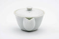 Japanese Houhin - White Porcelain Mesh Handle-less Teapot - 130ml