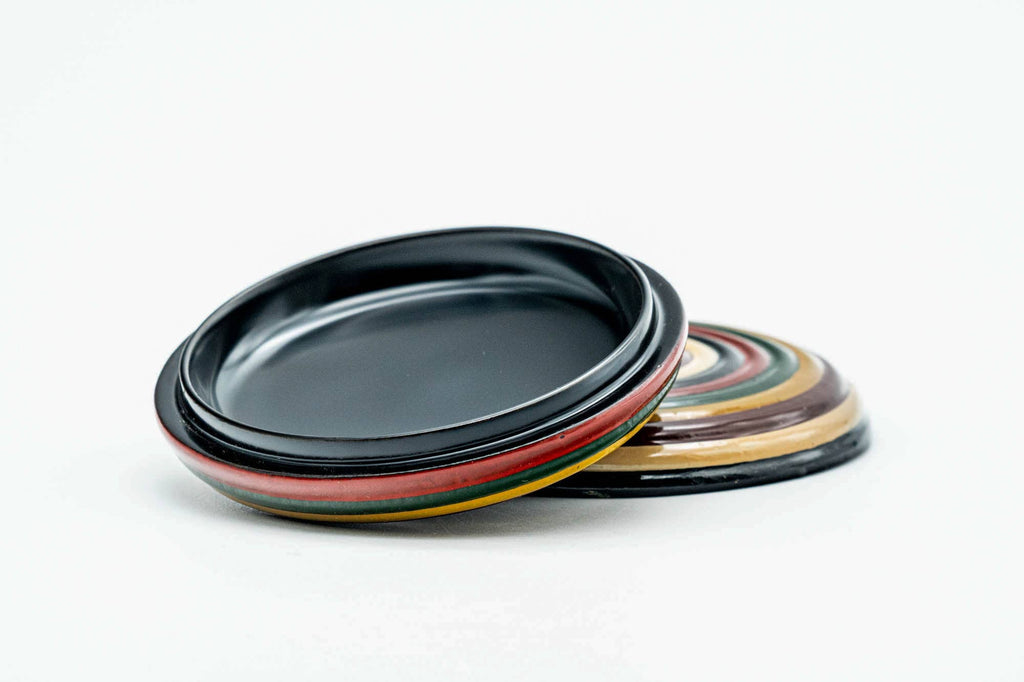 Japanese Kogo - Koma Urushi Lacquer Incense Container