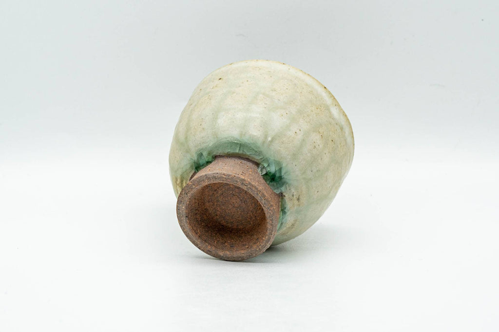 Japanese Teacup - Green Celadon Drip-Glazed Yunomi - 65ml