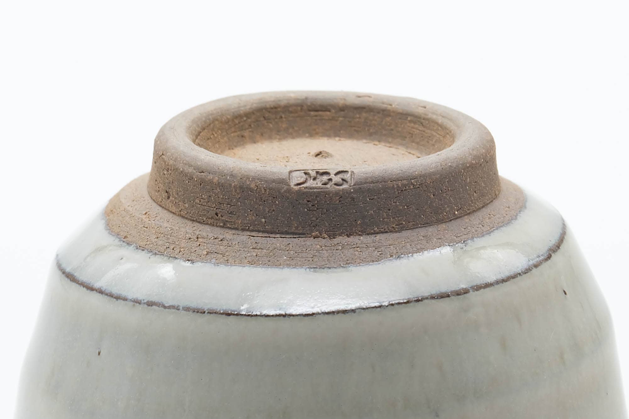 Japanese Teacup - Green White Drip-Glazed Agano-yaki Yunomi - 150ml