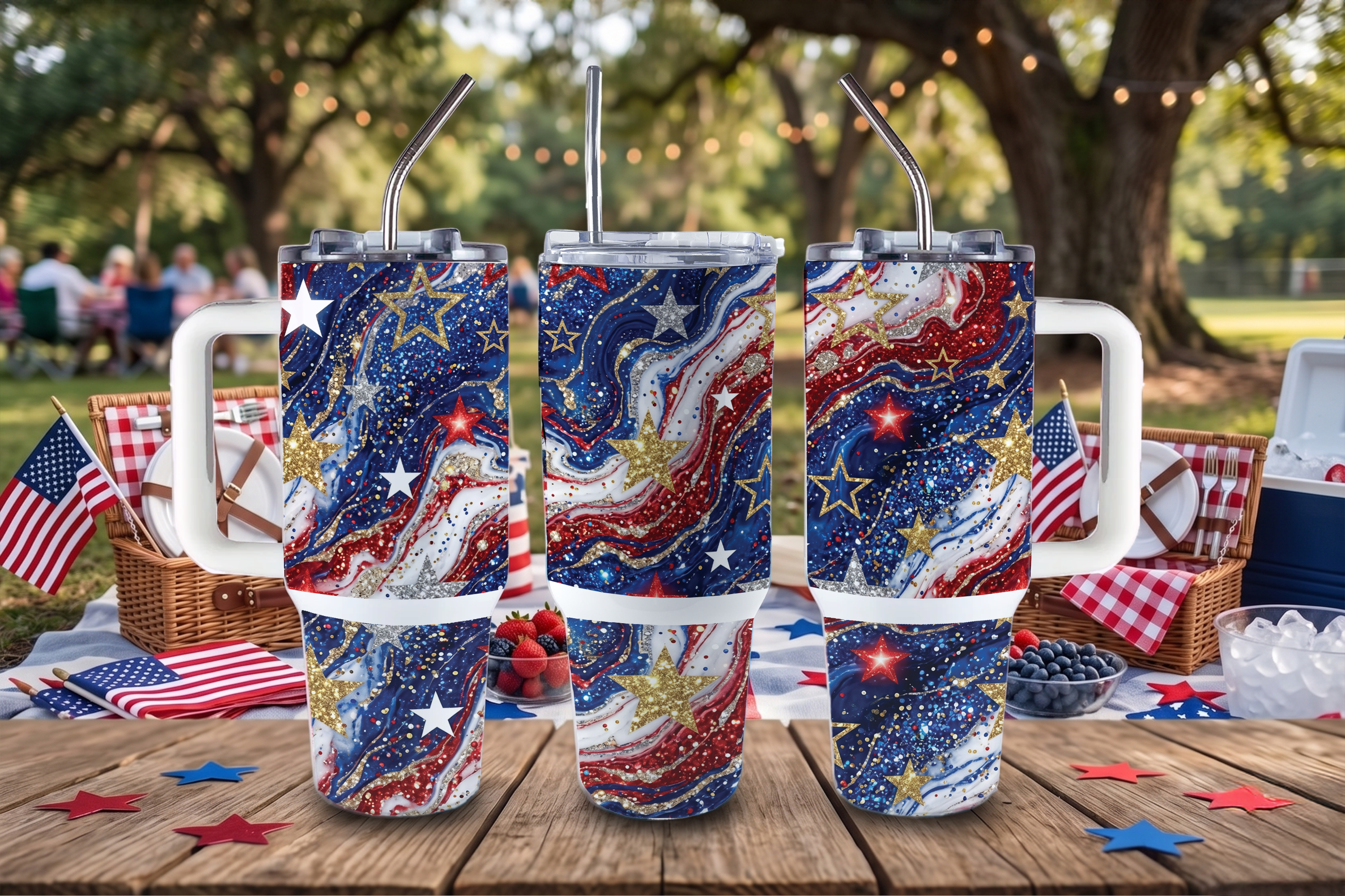 Assorted Ready to Press Sublimation Tumbler Prints (12 Pack) - America 250
