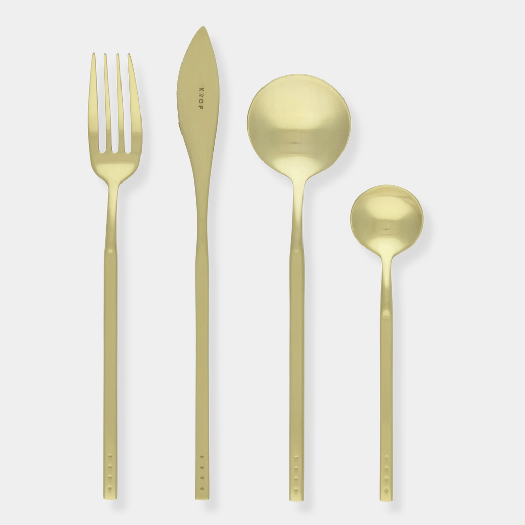 Champagne Gold — 8pc Cutlery Gift Set