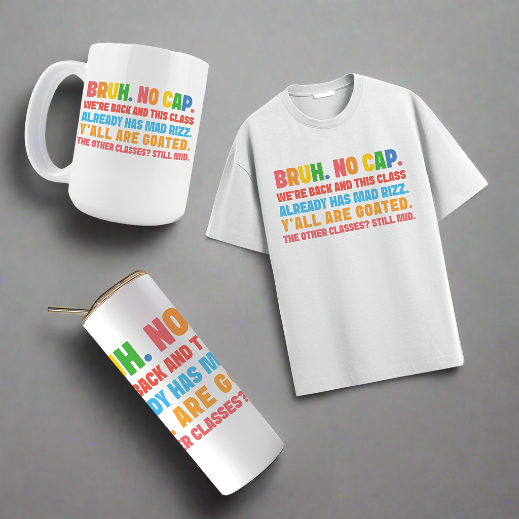 Multi Product Use - Digital Sublimation Designs - Back to School Teachers